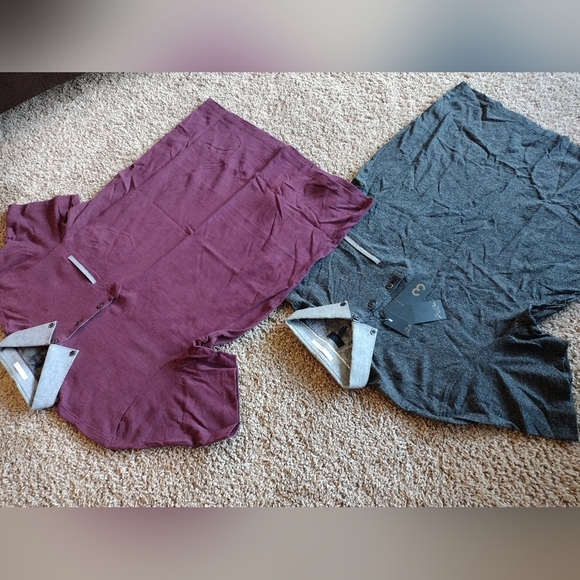 Good Man Brand Gray And Burgundy Polo Shirts NWT - Picture 4 of 7